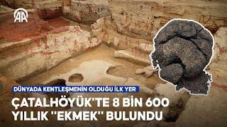 Çatalhöyük'te dünyanın en eski ekmeği bulundu