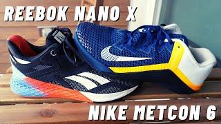 Reebok Nano X Vs Nike Metcon 6 | Details Matter!