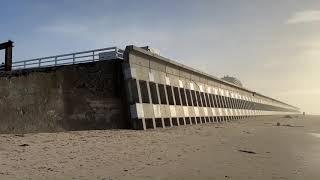 Sandverluste am Strand von Westerland