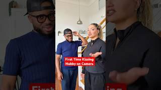 First Time KISSING Hubby on Camera!