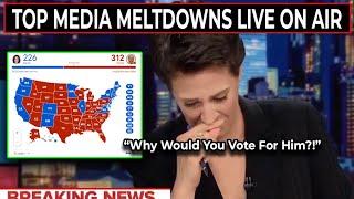 Election Night Media Meltdown Compilation Of Donald Trump Winning