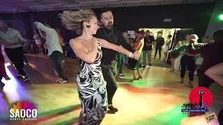 Denis Zolotarev and Yuliya Pilipenko Salsa Dancing at 3 Front Relax 2022