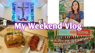 Vlog # 55 | Church Time & Street Food Festival | Wander Tinay 