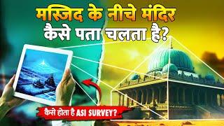 कैसे होता है ASI Survey और कैसे पता चलता है कि मस्जिद के नीचे मंदिर है? | How ASI SURVEY Is Done?