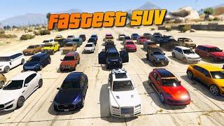 GTA V Which is the fastest SUV in 2022 | Top speed & Acceleration