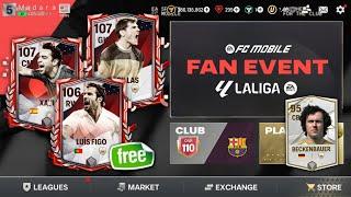 FREE ICON!! BECKENBAUER IS BACK IN FC MOBILE 25 | 107 OVR ICON LA LIGA FAN EVENT FC MOBILE 25!!