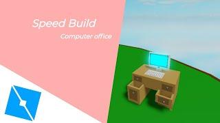 Roblox Studio Speedbuild - Computer Office