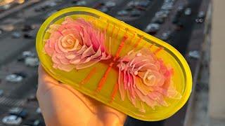 Crazy colors in this resin trinket tray . Tutorial step by step for beginners 