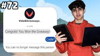 I Entered Into 100 Valorant Giveaways.. it was a scam.