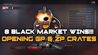 CrossFire West : 8 BLACK MARKET WINS!!! - Opening GP & ZP Crates