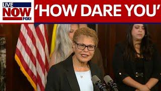 L.A. Mayor Karen Bass responds after VP Vance visit: “How dare you” | LiveNOW from FOX