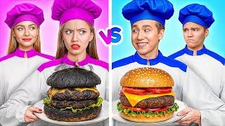 Boys VS Girls Cooking Challenge | Giga Rich vs Poor by Multi DO Challenge