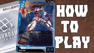 How to (Mostly) Play the new Gundam Card Game in 7 Minutes!