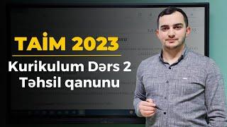 Kurikulum dərs 2. Təhsil qanunu | Kurikulum dərsləri | Zülfüqar Mayılov