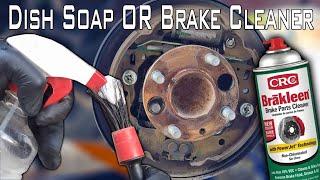 Don't clean drum brake until you watch this /How to remove debris from brakes with CRC Brake cleaner