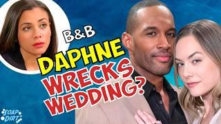 Bold and the Beautiful: Daphne Wrecks Hope & Carter’s Wedding ?! | Soap Dirt