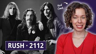 My first time hearing 2112! Vocal Coach reacts to Rush LIVE at the Capitol Theatre in 1976