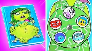 DISGUST ate all Emotions  *Inside Out 2 And Other Paper Game Books*