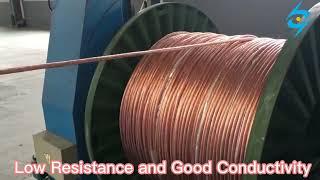 hard drawn stranded soft bare copper conductor 50mm2 70mm2 95mm2 120mm2 185mm2