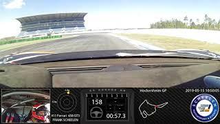 RN #1 Onboard video Hockenheim GP, Ferrari  458 GT3, 01:45.225