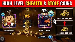 Level 900 Cheated ME & 200B Coins Completed Finally - 8 Ball Pool GamingWithK