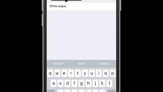 To Do List  iOS App. Short Mobile Planner App