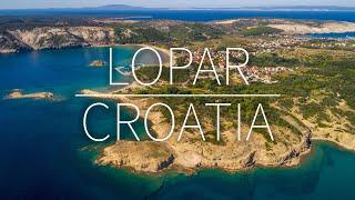 Lopar / Insel Rab / Croatia / 4K Video / 2019 / Sandparadies/Pointers