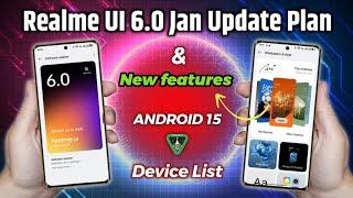 Realme UI 6.0 January 2025 Update Schedule & New Features, Device List