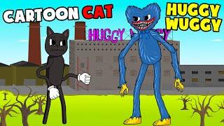 HUGGY WUGGY VS CARTOON CAT! (Cartoon Animation)