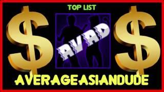 How much does AverageAsianDude make on YouTube 2016
