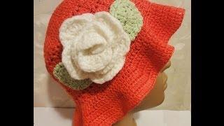 Шапочка Панамка Вязание крючком Panama hat Crochet