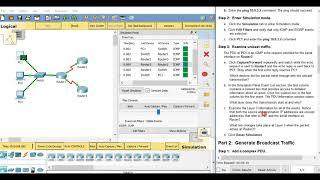 7 1 3 8 Packet Tracer – Investigate Unicast, Broadcast, and Multicast Traffic