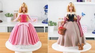 Princess AURORA Doll Cake Tutorial  A SLEEPING BEAUTY Inspired Creation