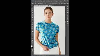 patterns edit on clothes in photoshop | YouTube Short | photoshop short