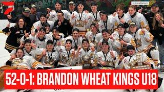 Unreal Season: Brandon Wheat Kings U18 Win Title In OT, Complete 40-Game Winning Streak