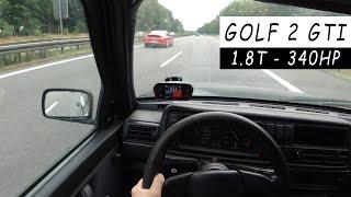 VW Golf 2 GTI - 1.8T 20V | POV test drive