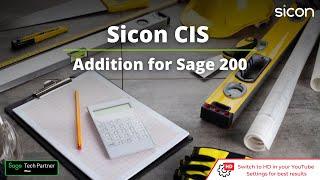 Sicon CIS Product Overview