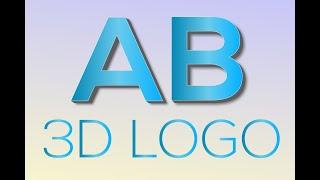 How to Create 3D Glossy Logo in Adobe Illustrator| Easy Way