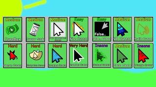 HOW to get ALL NEW 14 CURSORS! Demon, Hacked, Inverted.. - Roblox - Find The Cursors (Part 2)!