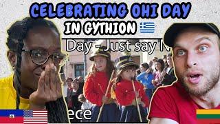 REACTION TO Celebrating Ohi Day in Gythion, Peloponnese, Greece | FIRST TIME WATCHING