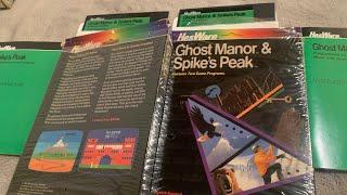 Commodore 64 Ghost Manor & Spine’s Peak By Hesware - 2 Boxed NTSC Disk games Kaybee Toys Price Tag