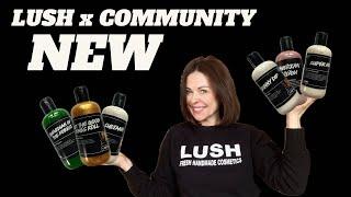 LUSH x COMMUNITY NEW SHOWER GELS 2024 ️UNBOXING and MY FIRST IMPRESSIONS ️