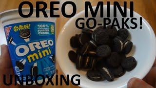 Unboxing Oreo Mini Go-Paks!