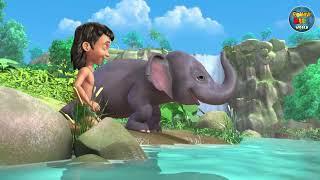 Jungle Book 2 Cartoon For Kids | Jungle Book Mega Episode | English Stories | Funny Wild Animals