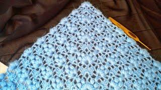 Шаль "Виноградные лозы"Узор для шали и бактусаCrochet shawl