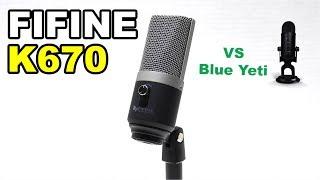 FIFINE K670 Microphone vs Blue Yeti