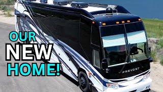 We LIVE in This LUXURY MOTORHOME - (FULL RV TOUR)