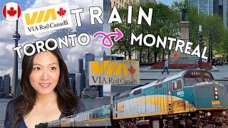 VIARAIL from Toronto to Montreal (Economy Class) and 10 tips!