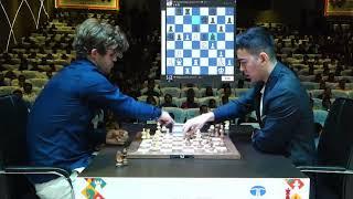 Magnus Carlsen vs Nodirbek Abdusattorov || Tata Steel Chess India Blitz 2024 - R4