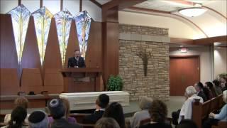 Ruth Stregevsky's Funeral Service (Part 1 of 3)